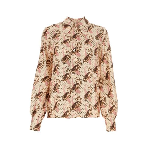 ETRO Sweaters - ETRO Printed Silk Shirt